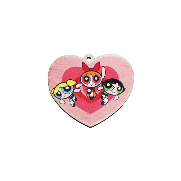Ξύλινο στοιχείο 'Power Puff Girls'