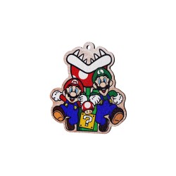 Ξύλινο στοιχείο 'Mario & Luigi'