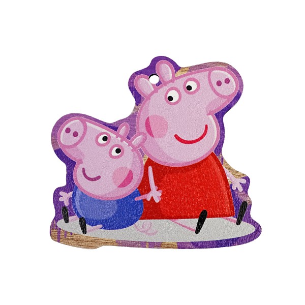 Ξύλινο στοιχείο Peppa & George