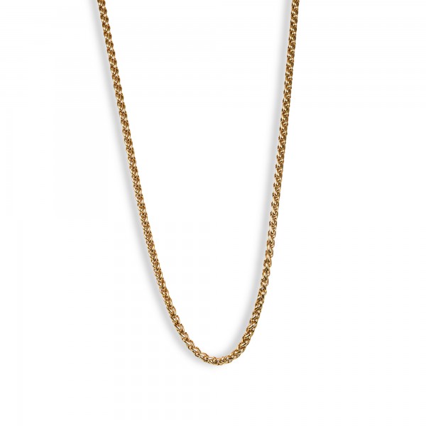 Κολιέ ατσάλινη αλυσίδα wheat