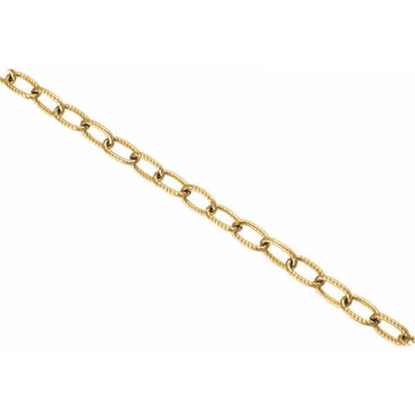 Ατσάλινη αλυσίδα cable με κοψίματα