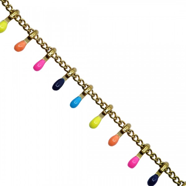 Ατσάλινη αλυσίδα με σμάλτο