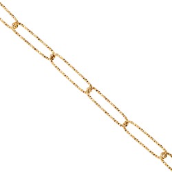 Ατσάλινη αλυσίδα με οβάλ κρικούς